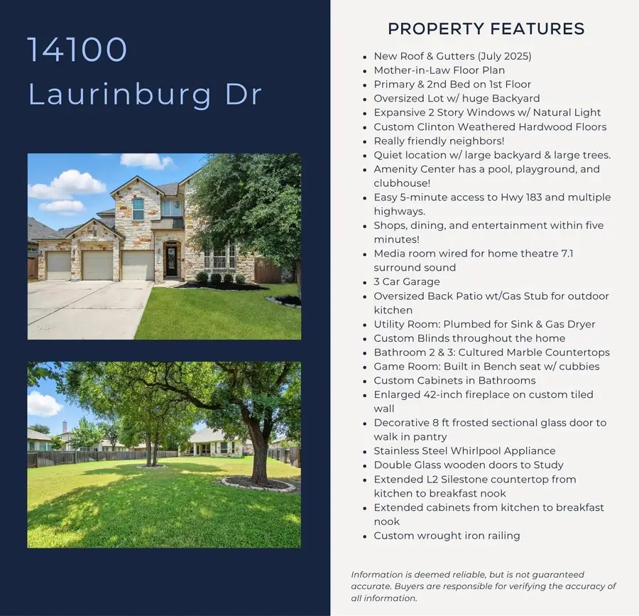 14100 Laurinburg Dr, Austin, TX 78717 - Image #2