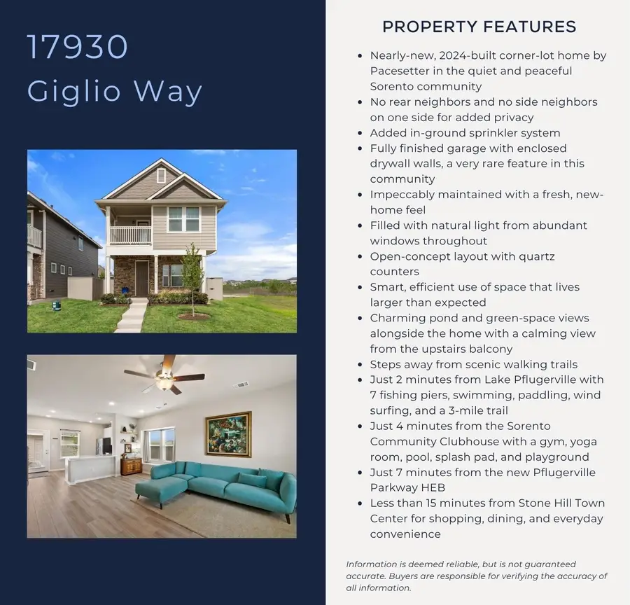 17930 Giglio Way, Pflugerville, TX 78660 - #2