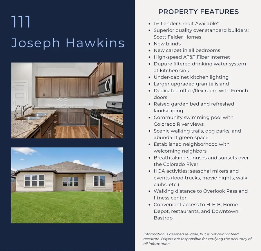 111 Joseph Hawkins Ln, Bastrop, TX 78602 - Image #2
