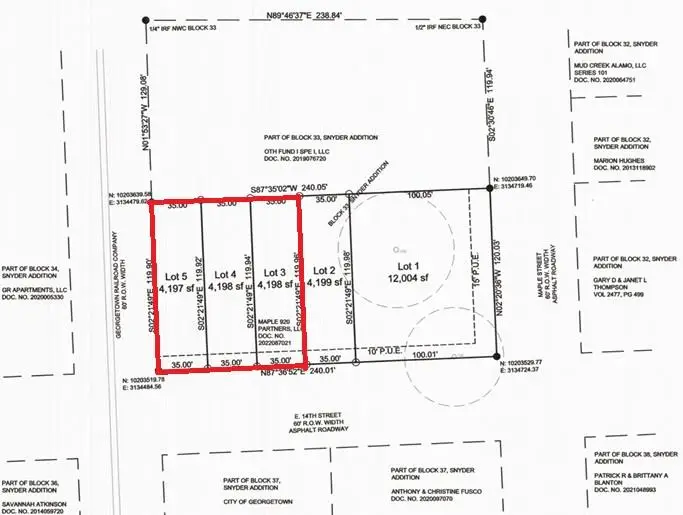 0 E 14th St, Georgetown, TX 78626 - #2