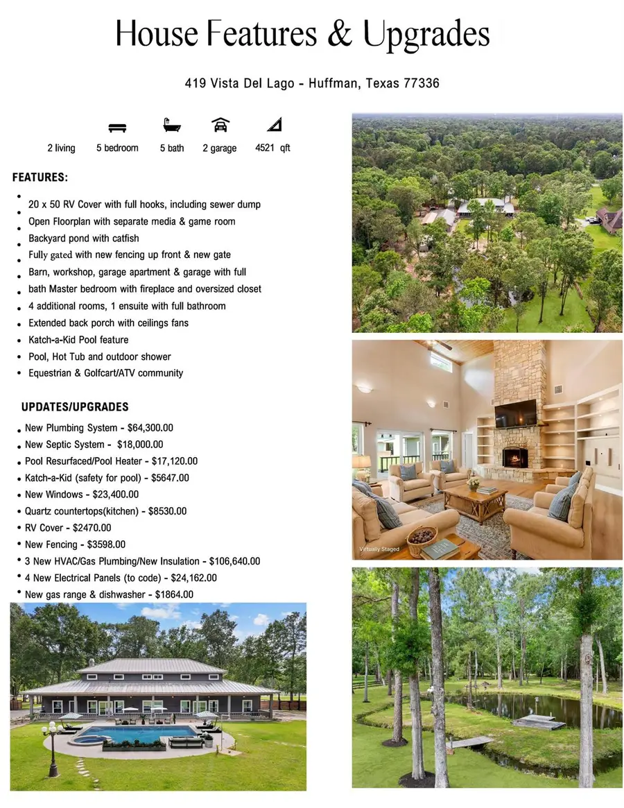 419 Vista Del Lago Dr, Huffman, TX 77336 - Image #2