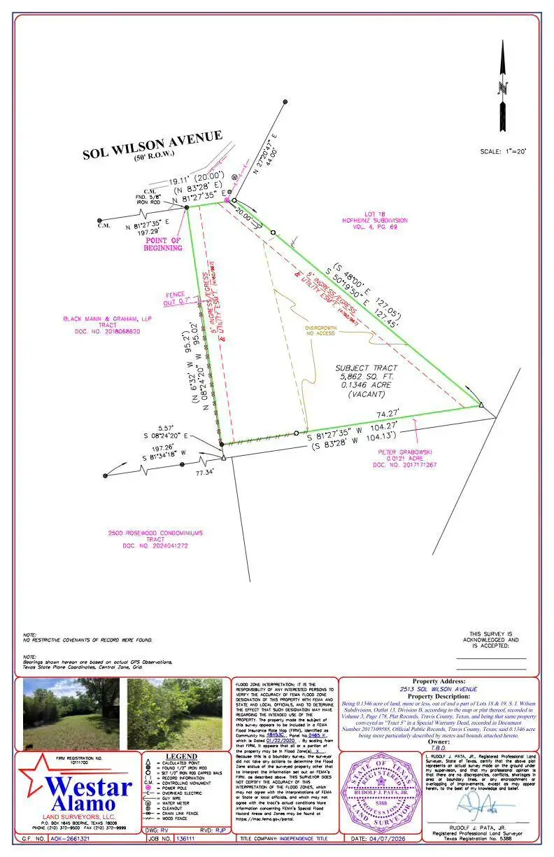 2513 Sol Wilson Ave, Austin, TX 78702 - #1