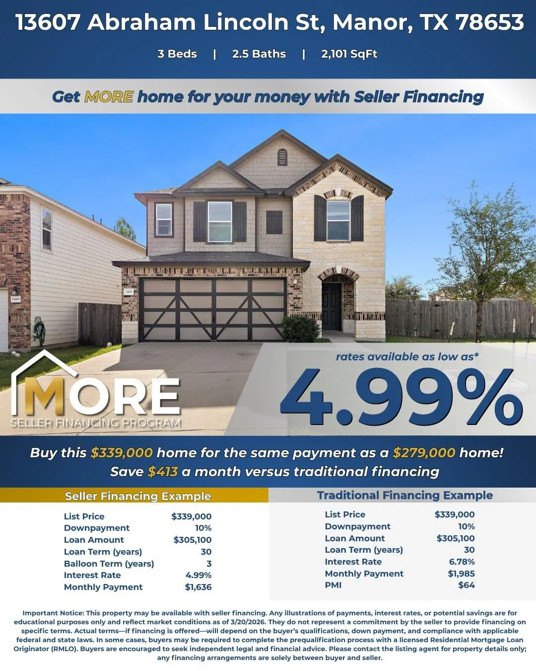 13607 Abraham Lincoln St, Manor, TX 78653 - #1