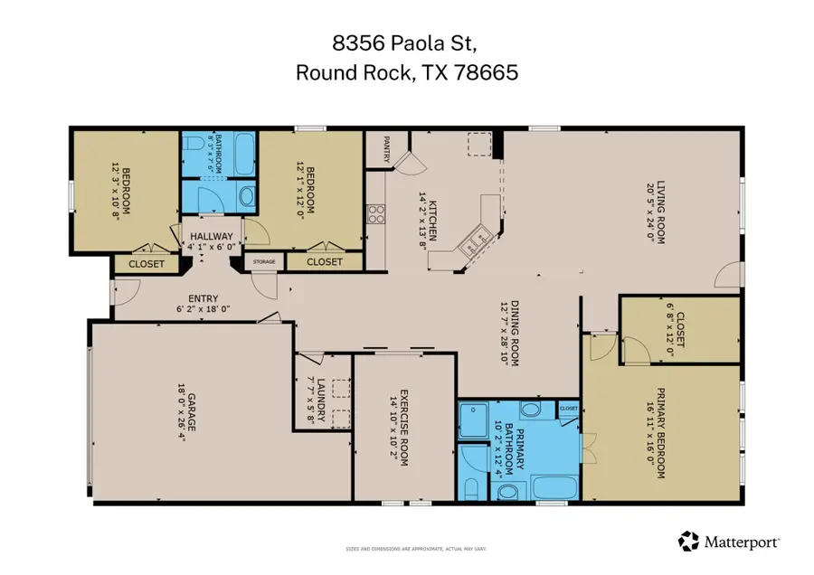 8356 Paola St, Round Rock, TX 78665 - #2