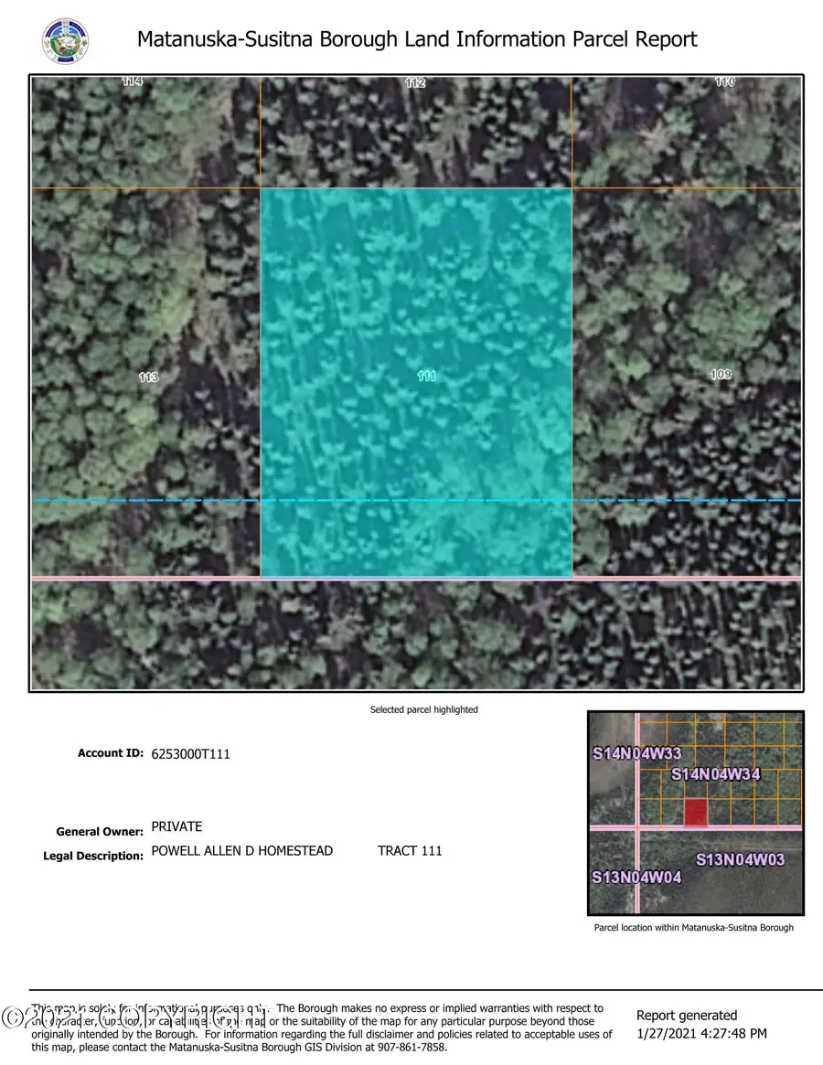 Tr 26 No Road Allen Powell Homestead, Wasilla, AK 99654 - #3