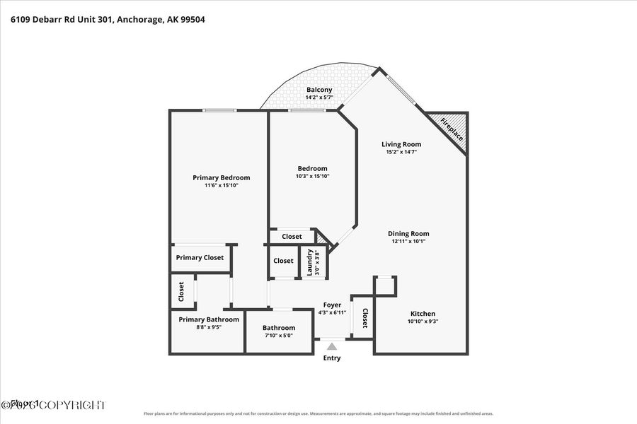 6109 Debarr Road #C301, Anchorage, AK 99504 - #2