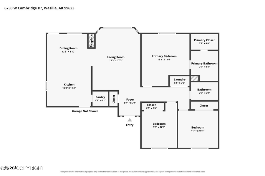 6730 W Cambridge Drive, Wasilla, AK 99623 - #2