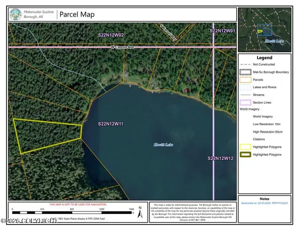 L18C No Road Hewitt-whiskey Lake, Skwentna, AK 99667