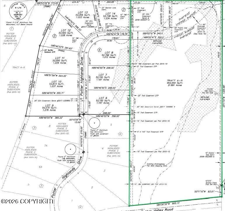 TR A9 Potter Valley Road, Anchorage, AK 99516 - #1