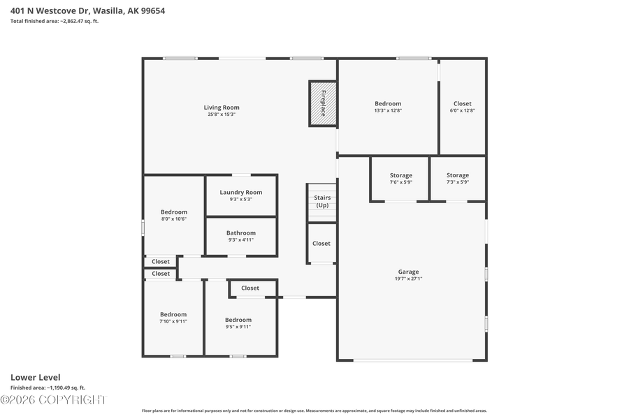 401 N Westcove Drive, Wasilla, AK 99654 - #2