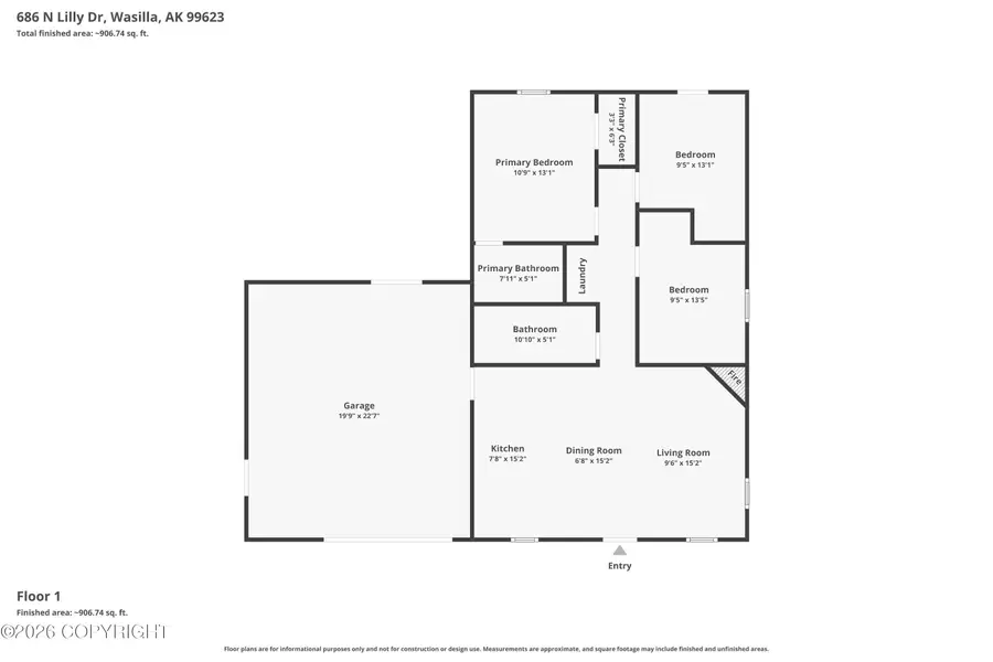 686 N Lilly Drive, Big Lake, AK 99652 - #2