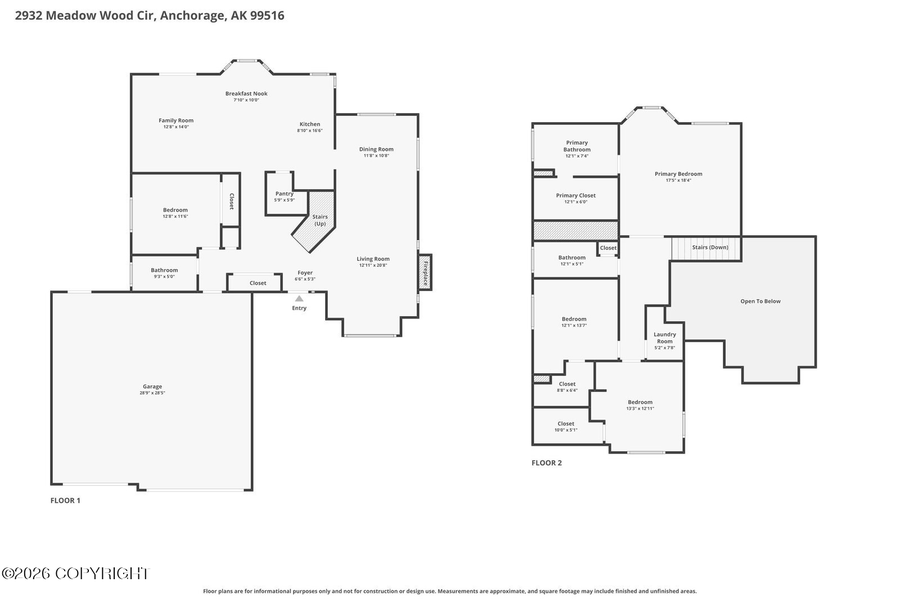 2932 Meadow Wood Circle, Anchorage, AK 99516 - #2