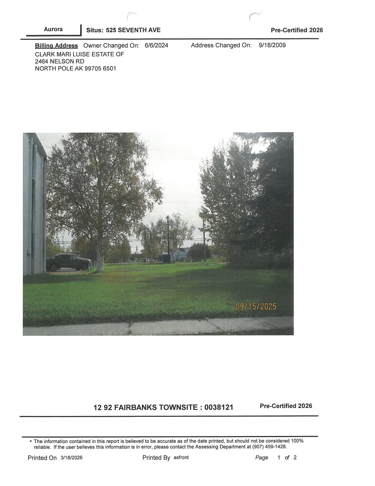 2362 NELSON ROAD, North Pole, AK 99705 - #1