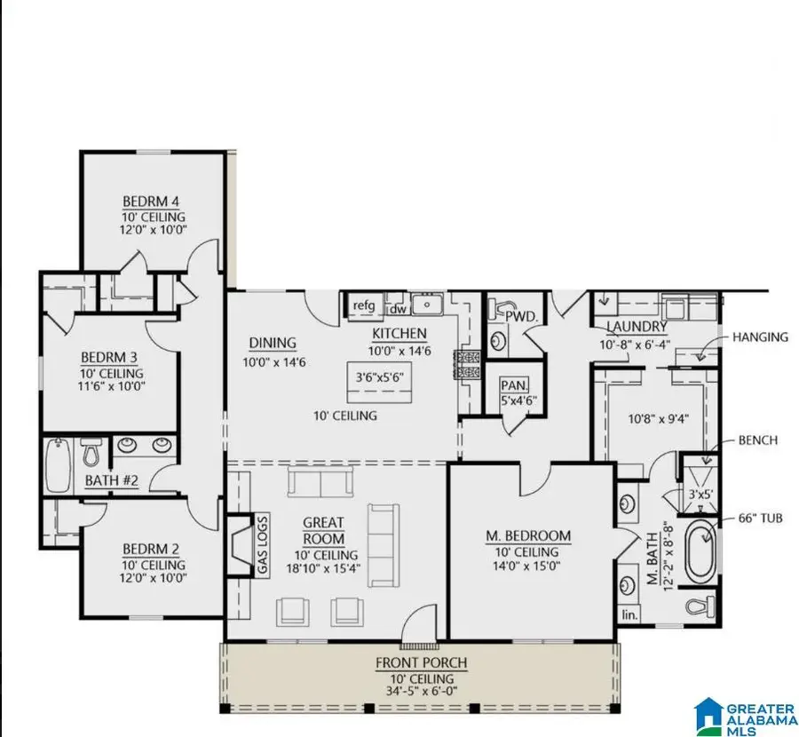 502 CROSS RIDGE LANE, Odenville, AL 35120 - Image #3