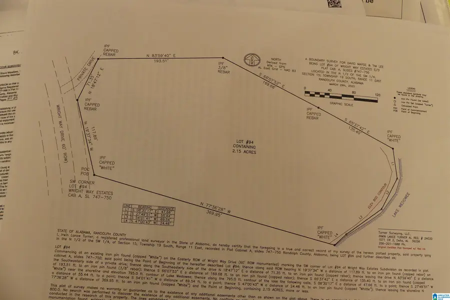 LOT 94 WRIGHT WAY DRIVE, Wedowee, AL 36278 - Image #3