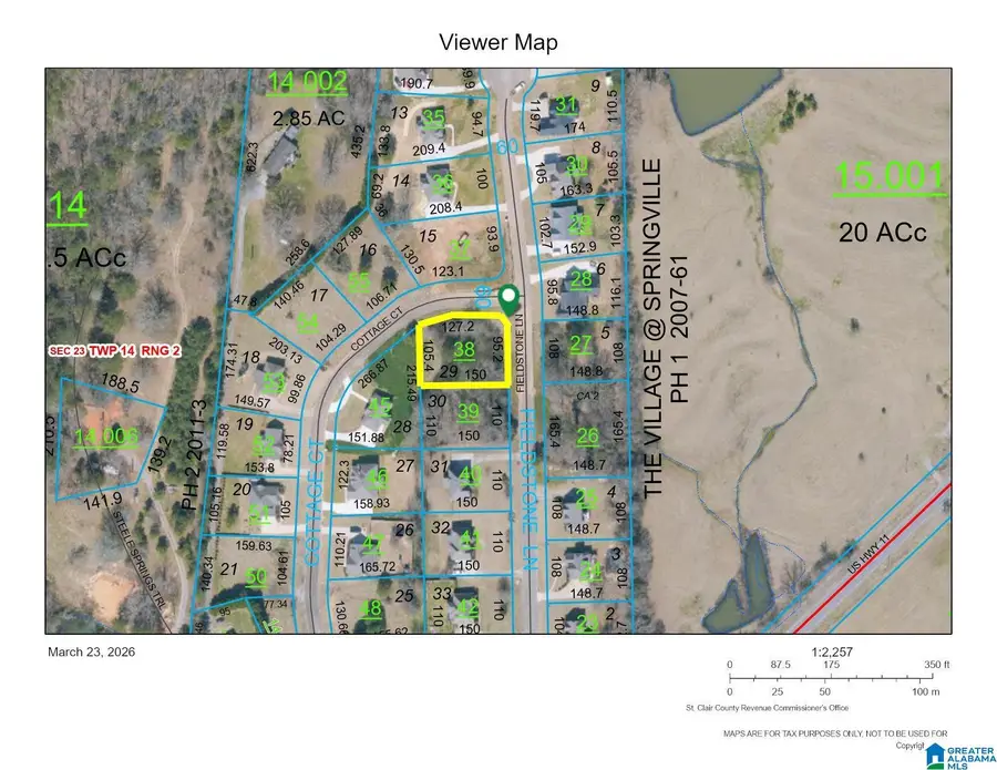 105 FIELDSTONE LANE, Springville, AL 35146 - #2