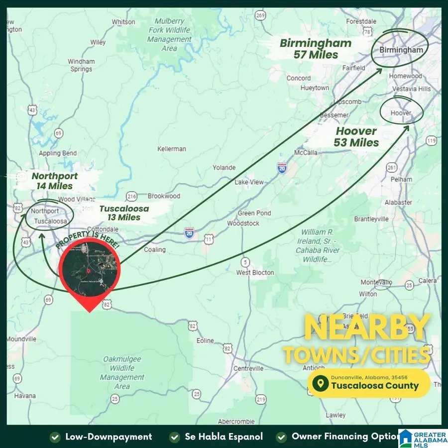 0 INDIAN CREEK CUTOFF ROAD, Duncanville, AL 35456 - #3