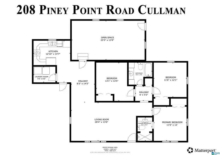 208 PINEY POINT DRIVE NW, Cullman, AL 35055 - #3