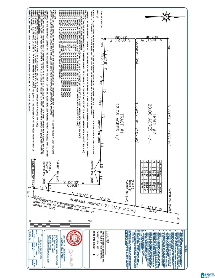 20 acres ALABAMA HIGHWAY 77, Ohatchee, AL 36271 - #2