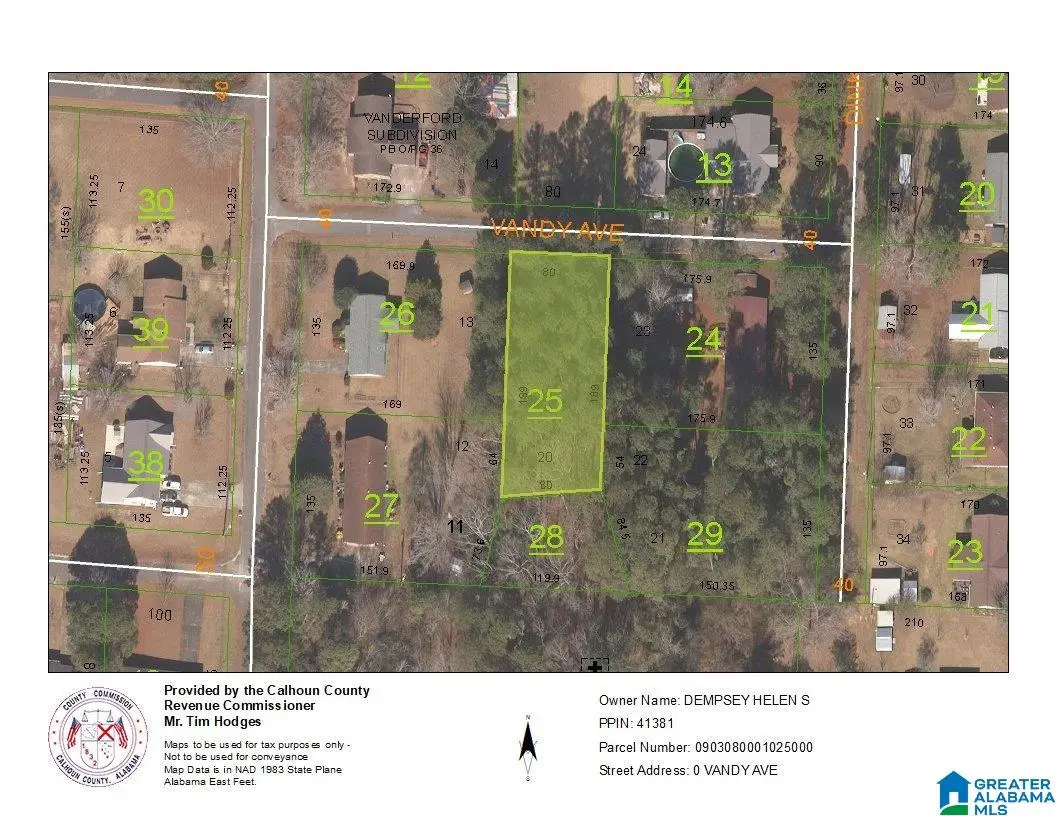0 VANDY AVENUE, Piedmont, AL 36272 - #1