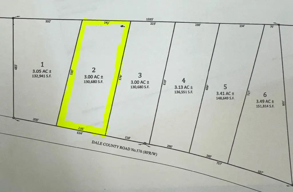 Lot 2 Dale County Rd 576, Headland, AL 36345 - Image #1