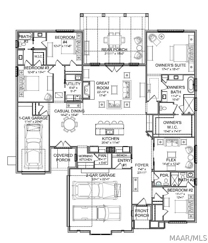 621 King's Meadow Street, Pike Road, AL 36064 - #3