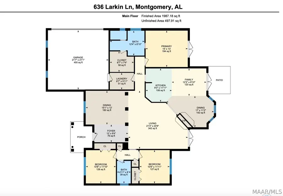 636 Larkin Lane, Montgomery, AL 36109 - #3
