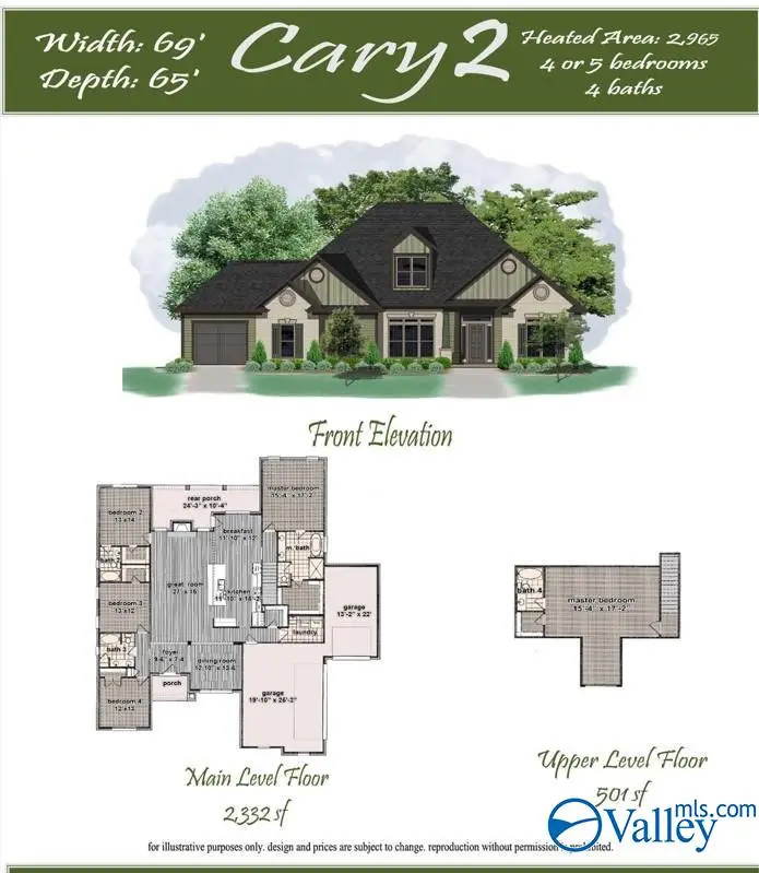 Cary 2 Plan Mountain Ashe Road, Madison, AL 35756 - #1