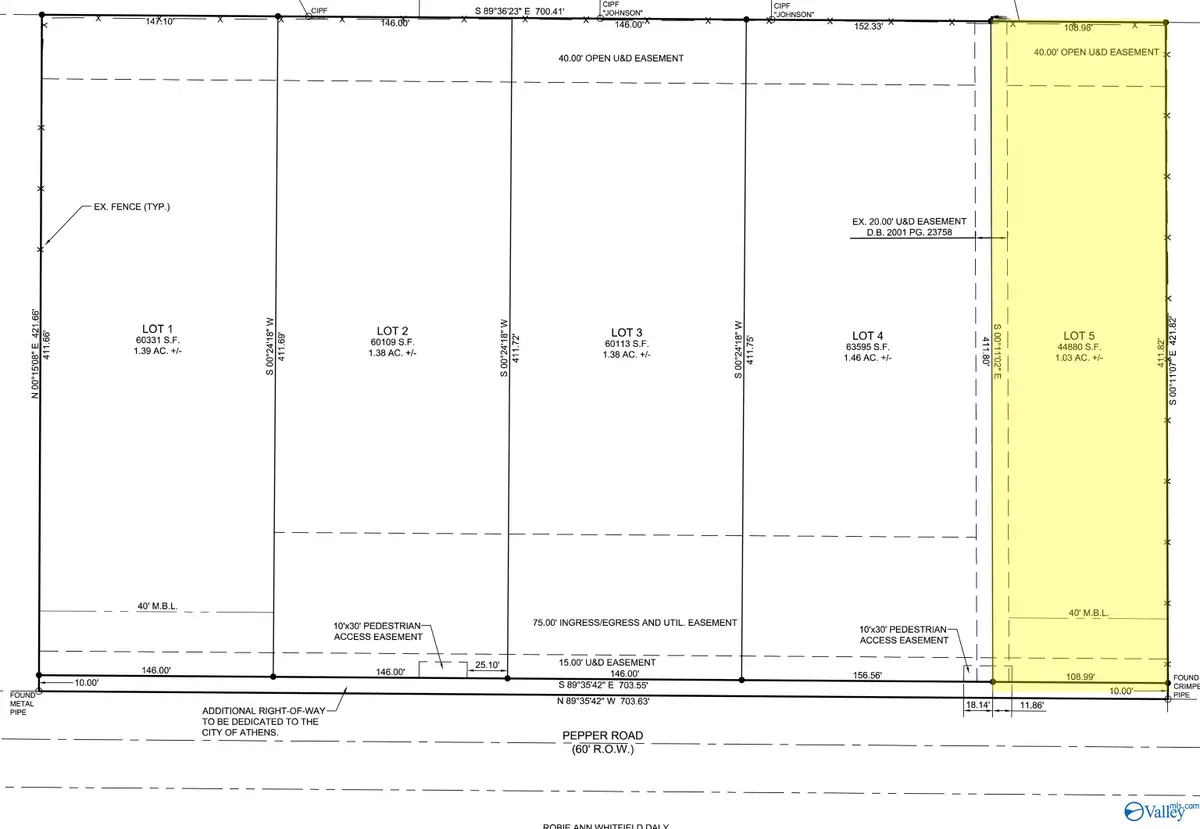 Lot 5 Pepper Road, Athens, AL 35613 - Image #1