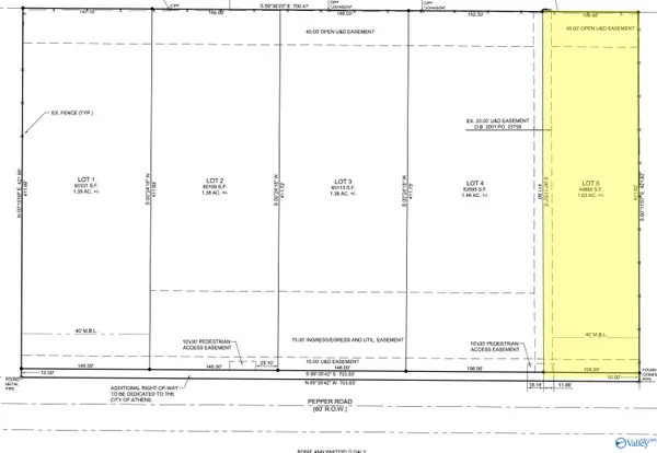 Lot 5 Pepper Road, Athens, AL 35613