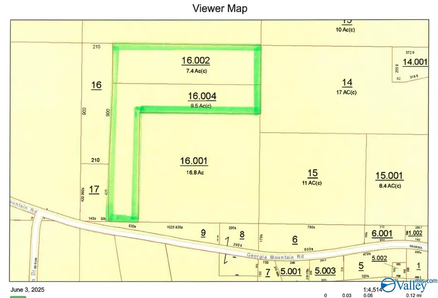 16 acres Georgia Mountain Road, Guntersville, AL 35976 - Image #2