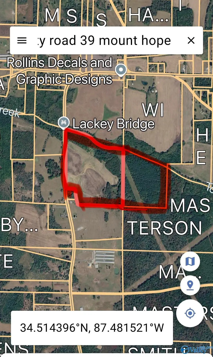120 +/- ACRES County Road, Mount Hope, AL 35672 - #2