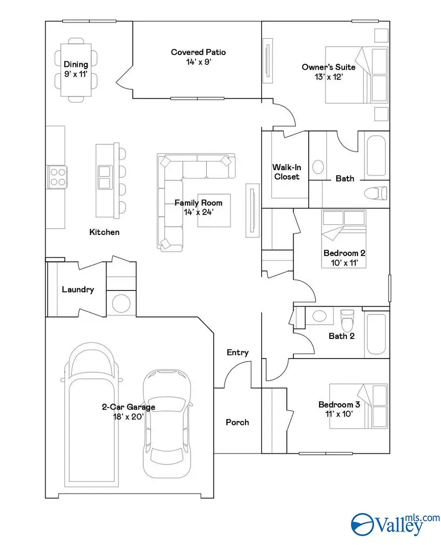 314 Metanoia Lane, Meridianville, AL 35759 - #3