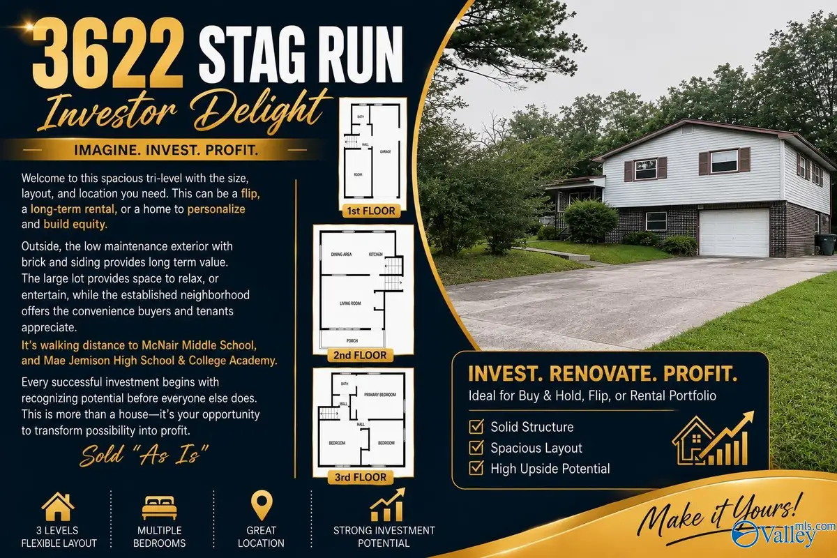 3622 Stag Run Drive, Huntsville, AL 35810 - #1