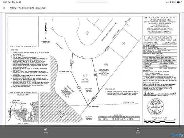 Lot 11 County Road 662 #11, Cedar Bluff, AL 35959