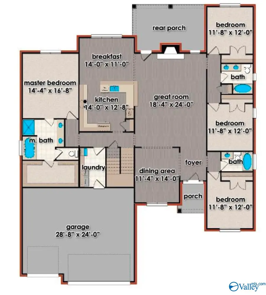 JORDAN A PLAN Camellia Court Circle, Huntsville, AL 35803 - #2