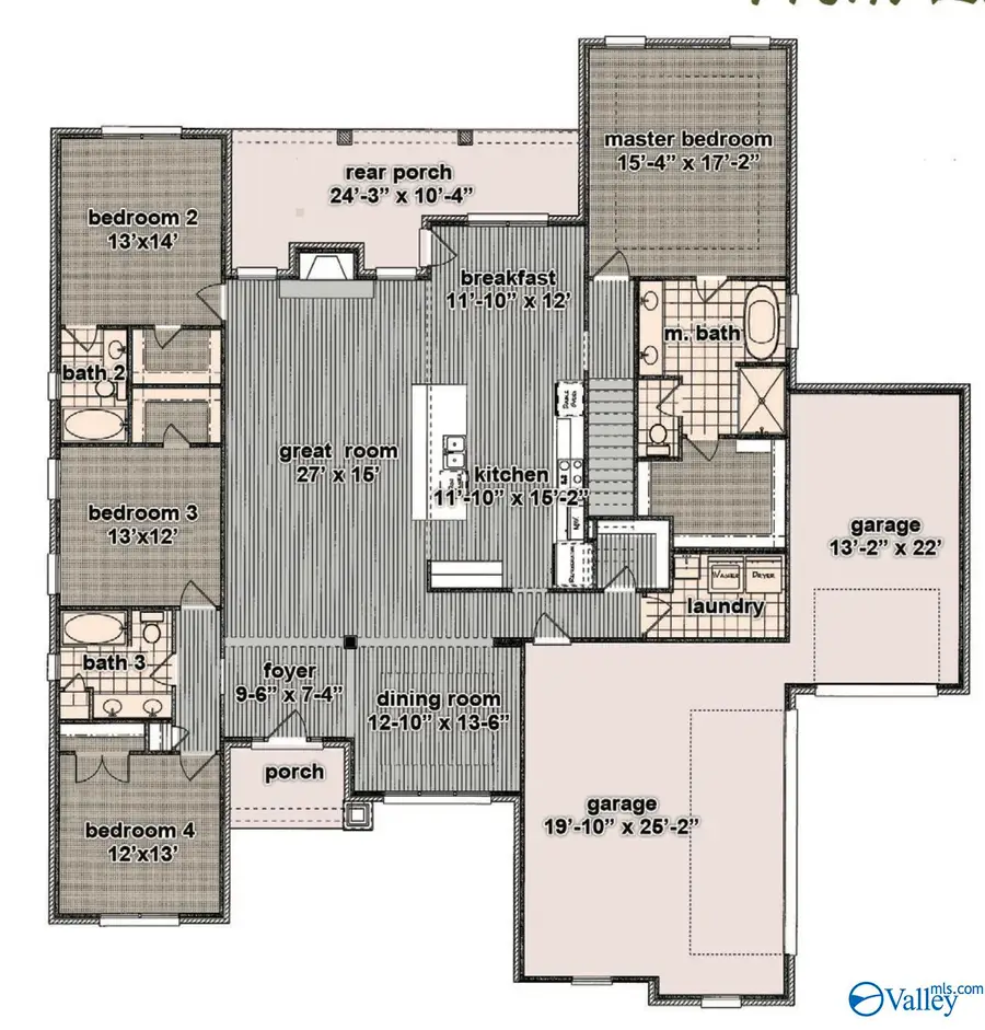 CARY 2 PLAN Trail Loop Road, Huntsville, AL 35803 - #2
