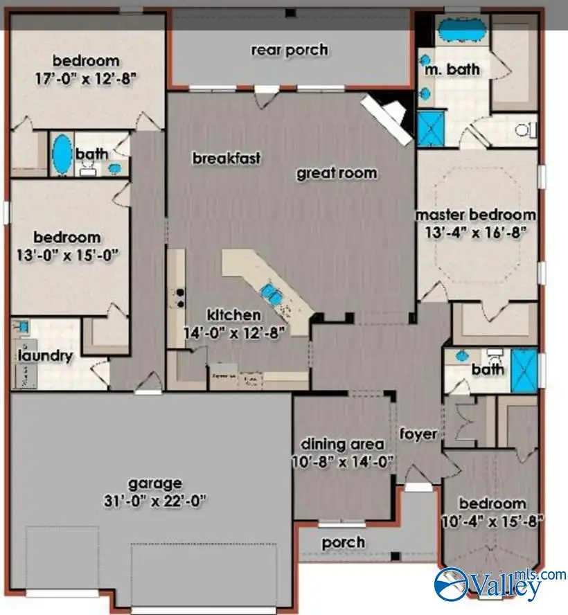 MITZIE PLAN Camellia Court Circle, Huntsville, AL 35803 - #2