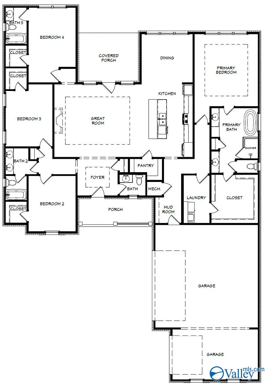 3175 Stonewater Street, Decatur, AL 35603 - #2