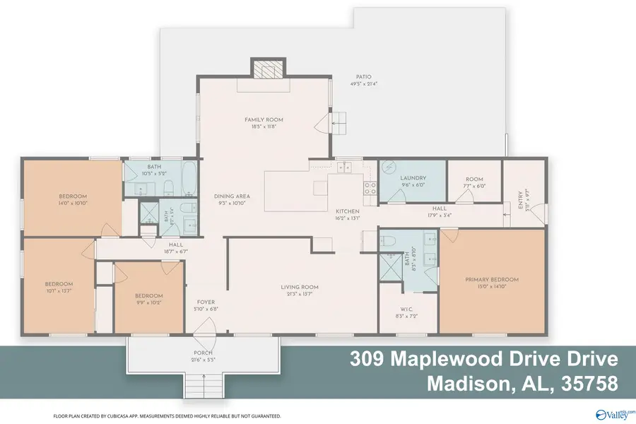 309 Maplewood Drive, Madison, AL 35758 - #3