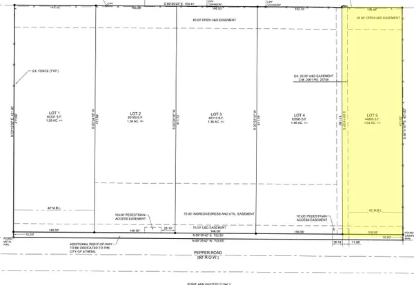 Lot 5 Pepper Rd, Athens, AL 35613