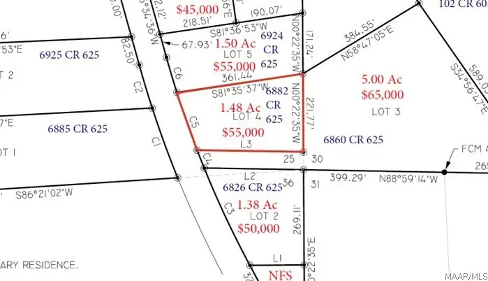 Lot 4 Blk A County Road 625, New Brockton, AL 36351 - Image #1