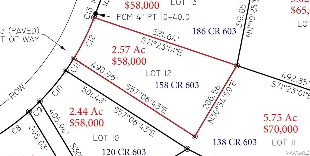 Lot 12 County Road 603, New Brockton, AL 36351 - Image #1