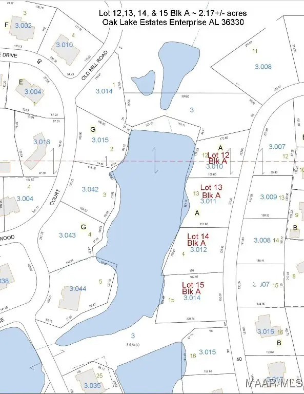 Lot 12-15 Blk A Oak Lake Drive, Enterprise, AL 36330 - Image #1