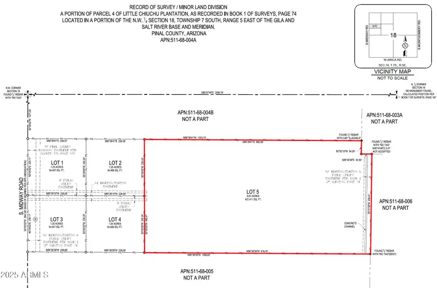 Lot 5 S Midway(east) Road #5, Casa Grande, AZ 85193 - Image #3