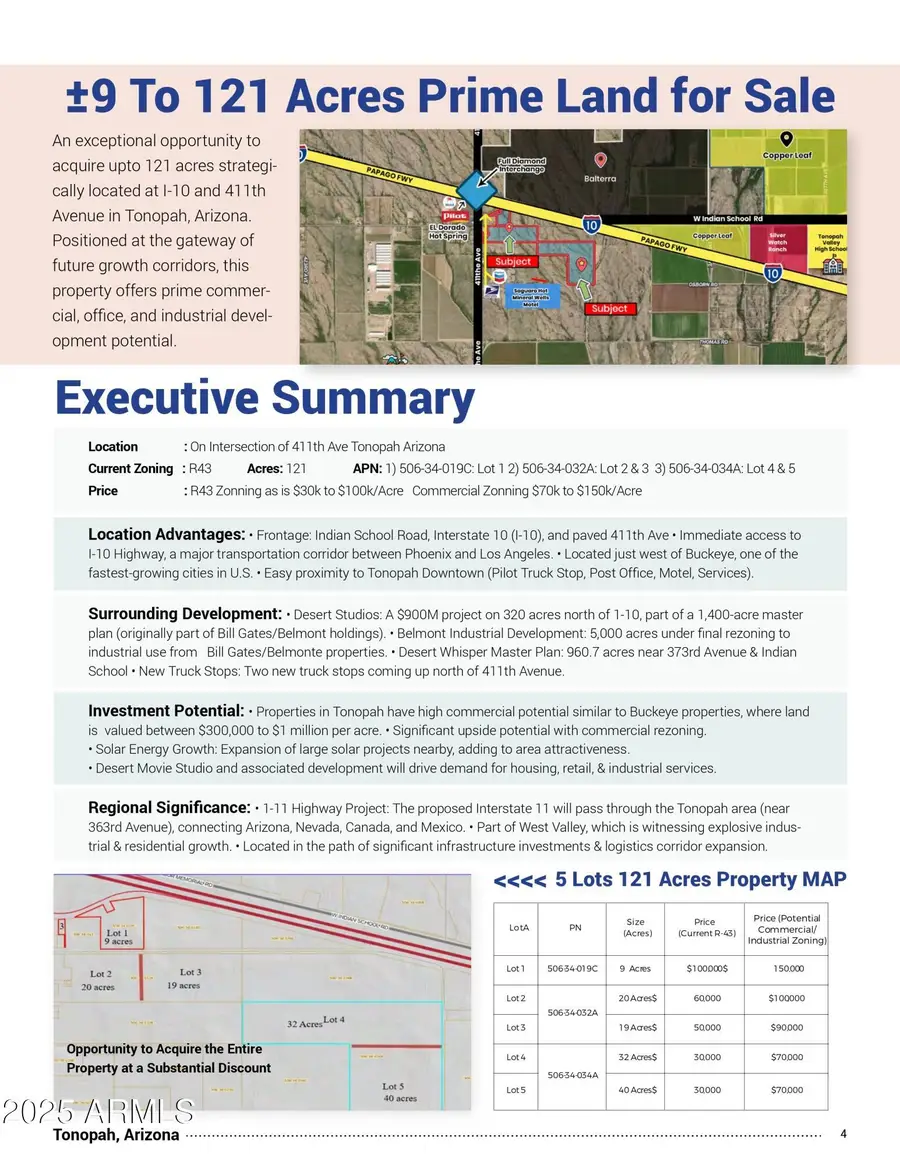 0 W Indian School Road #Lot 1, Tonopah, AZ 85354 - Image #2