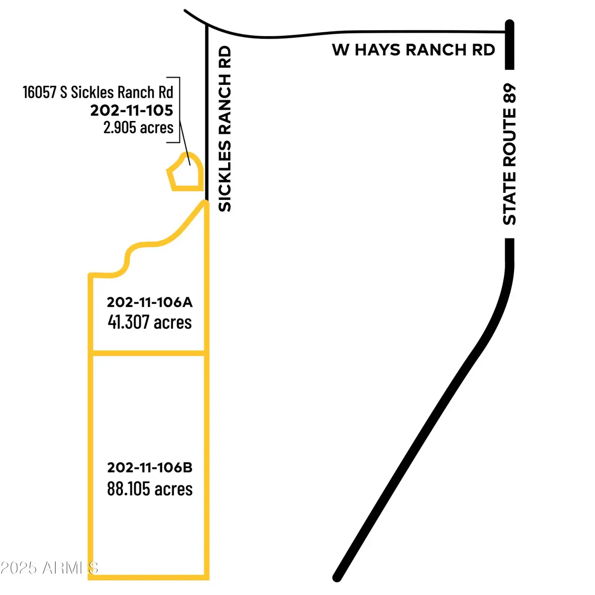 129 ACRES Sickles Ranch Radial, Peeples Valley, AZ 86332 - Image #1