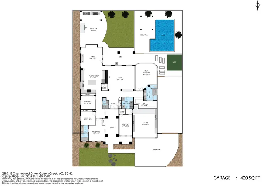 21871 E Cherrywood Drive, Queen Creek, AZ 85142 - Image #3