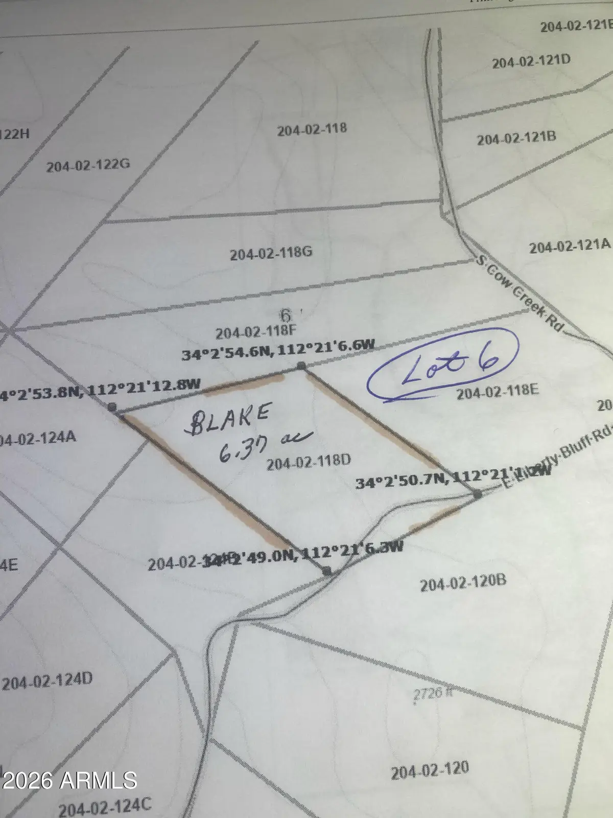 00XXX S Lake Pleasant / Cow Creek Road #6, Morristown, AZ 85342 - #1