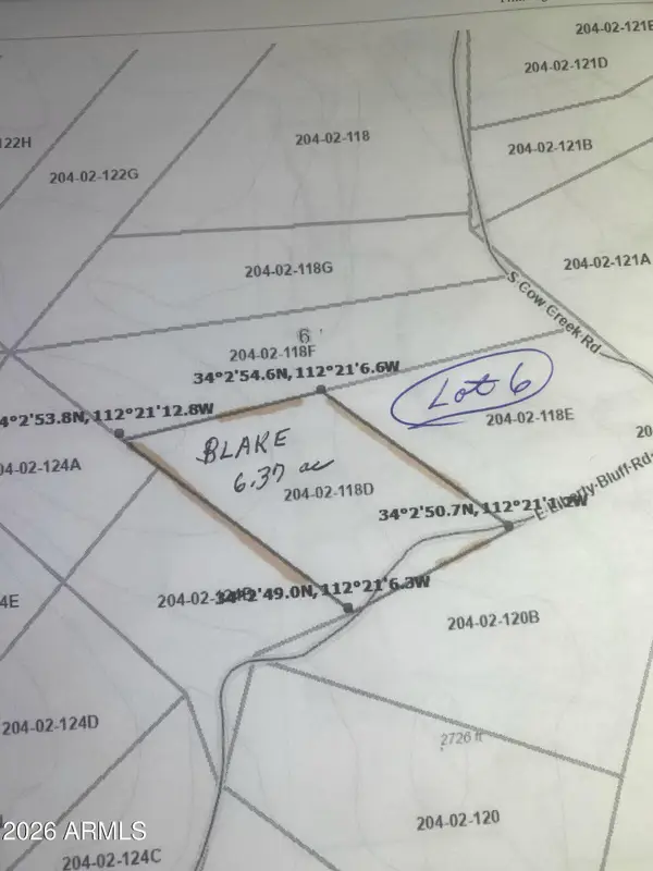 00XXX S Lake Pleasant / Cow Creek Road #6, Morristown, AZ 85342